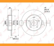 ���� ��������� ��������������� (278x10) | ��� | Nissan Primera(P12) 1.6-2.5 02- / Almera Tino 1.8-2.2D 00- [BN1101] BN1101 ����