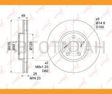 ���� ��������� ������������� (275x25) | ����� | Toyota Allion(T24) 1.8-2.0 01-07 / Caldina(T24) 1.8-2.0 02-07 / Celica 1.8 99-05 / Opa 1.8-2.0 00-05 B...