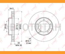���� ��������� ������������� (322x32) | ����� | Toyota Land Cruiser(105) 4.2D-4.5 98-07 [BN1170] BN1170 ����