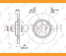 ���� ��������� ������������� (328x28) | ����� | Toyota RAV4 (_A4_) 12- / Lexus RX (_L1_) 09- / NX (AYZ1_) 14- (328x28) [BN1639] BN1639 ����