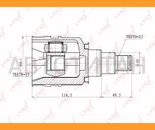 ���� ���������� | ����� ����/��� | Toyota Corolla All Model 94-96 MT/AT, RAV 4 All Model 01.94-07.00 [CI7502] CI7502 ����