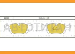 ������� ��������� �������� �������� BMW 3(E36) 95- Blitz BB0152 BB0152 ����