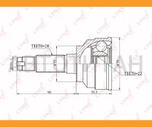 ���� �������� | ����� ����/��� | Kia Spectra 91- [CO4404] CO4404 ����