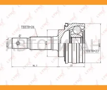 ���� �������� | ����� ����/��� | Toyota Corolla II Tercel Corsa EL41, EL51, EL45 4WD, NL40, EL53, Cynos [CO7518] CO7518 ����