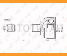 ���� �������� | ����� ����/��� | Toyota Liteace Townace YM60 4WD, YM40G 4WD, CM65 4WD [CO7533] CO7533 ����