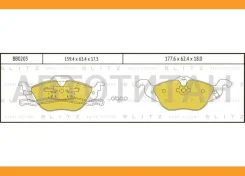 ������� ��������� �������� �������� OPEL Astra 98- Blitz BB0203 BB0203 ����