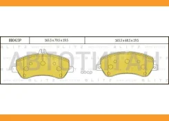 ������� ��������� �������� | ����� | Mercedes X204 08- Blitz BB0423P BB0423P ����