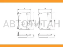 ������� ����. ���. Mitsubishi Pajero Sport 98- 8DB355009501, T1254, 6132392, 2359301, 2359315005, BP1230, FDB1570, MDB1965, LP1546, 275002, 75002, GDB...