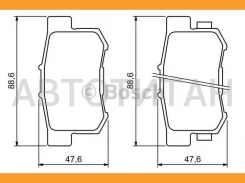 ������� ����. ���. Honda Accord 2.2 i-DTEC, 2.4 07/08 - 8DB355020021, 13046057112, T1767, 6134389, 2443401, 572544J, FDB4227, P28051, J3614009, MDB295...