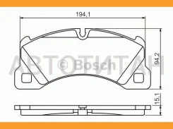 ������� ����. ���. Porsche Cayenne 3.2-4.8 09/02-, VW Touareg 2.5-6.0/TDI 10/02- WS3448.01, 021, 2500701, GDB1914, GDB1914DTE, GDB1969, GDB1969DTE, 05...