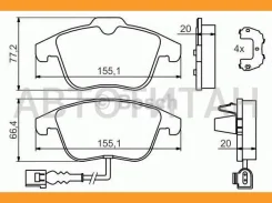 ������� ����. ���. /���. VW Tiguan 1.4 TSI/2.0 TDI/TFSI 09/07- Bosch 0986494372 0986494372 ����