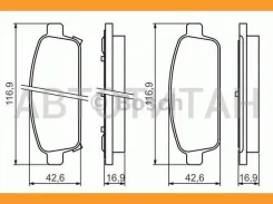 ������� ����. ���. Chevrolet Cruze 09-/ OPEL Astra/Zafira 10- 8DB355015221, 8DB355015211, 13046072642, 607264, T1957, 6118449, 0986494634, 2509616295...