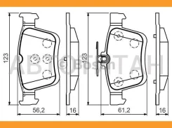 ������� ����. ���. AUDI A3/VW GOLF 1.2-2.0 12- 0986494659 ����
