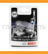 ���� ���������� H7 55W 12V PX26D +120% Gigalight Plus 120 (2��) �-�� 1987301426 ����