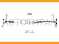 ���� ������� ������� L/R Renault Megane II SW 03- Bosch 1987477787 1987477787 ����