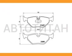 ������� �������� � BMW E39 2.0-4.0/2.0D-3.0D 95 P06023 265 15=FDB1075=571936B Brembo P06023 P06023 ����