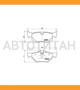 ������� �������� � BMW E87 2.0i/2.0D 04 P06038 1145 00 Brembo P06038 P06038 ����