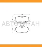 ������� �������� � BMW E87 1.6i/1.8D 04 P06034 1131 00 Brembo P06034 P06034 ����