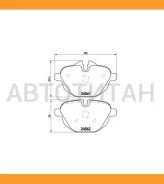 ������� �������� ������ BMW F10 2.3-3.5i/2.5-3.0D 10 P06064 Brembo P06064 P06064 ����