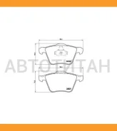 ������� ����. ���. Volvo S80 II 2,5-4,4/D 03/06-/ V70 III 2,0-3,2/D 03/06-/XC70 II 2,4/3,2 02/07- Brembo P24077 P24077 ����