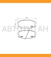 ������� �������� � KIA Carens 1.6-1.9CRDi 02 P30034 1038 02=FDB1869 [0K2JA3328Z] Brembo P30034 P30034 ����