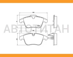 ������� ����. ���. Jaguar XF/XK 2.7-4.2 03.06- Brembo P36022 P36022 ����