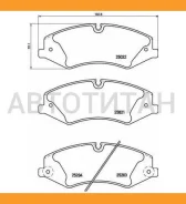 ������� ����. ���. Landrover Discovery 4/Range Rover Sport 2.7-5.0 09- Brembo P44022 P44022 ����
