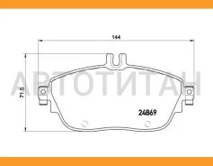 ������� �������� � MB W176/W246 1.5-2.2i/CDi 11 P50093 Brembo P50093 P50093 ����