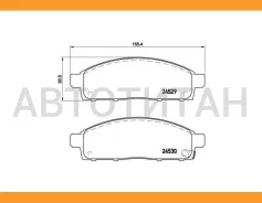 ������� ����. ���. Mitsubishi L200 2.5 05/06- P54038 ����