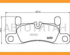 ������� ����. ���. Porsche Cayenne, VW Touareg (7P5) 04/10 Brembo P65030 P65030 ����