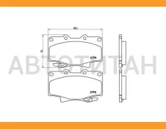 ������� ����. ���. Toyota LAND Cruiser 80 4.0-4.5 01.90-12.97 Brembo P83025 P83025 ����