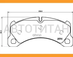 ������� ����. ���. Porsche Macan 3.0 14- Brembo P65033 P65033 ����