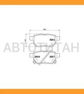 ������� ����. ���. Lexus CT 200h 10-, Toyota Prius 1.8 09- Brembo P83133 P83133 ����