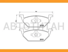 ������� �������� � VW Golf 1.4/1.9SD 97-99, Skoda Octavia 1.4-1.9SD 96-00 P85041 633 20 Brembo P85041 P85041 ����