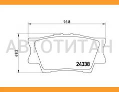 ������� ����. ���. Toyota Rav-4 III 2.0/2.2D 03/06- Brembo P83089 P83089 ����