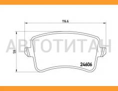 ������� ����. ���. AUDI A4/A5/Q5 1.8-3.2 06.07- Brembo P85099 P85099 ����