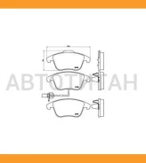 ������� ����. ���. AUDI A4/A5 1.8-3.2 11.07- Brembo P85113 P85113 ����