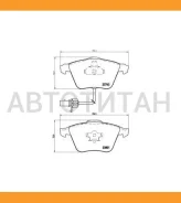������� �������� � Audi A4 all/A6 4.2 quattro 04 P85084 GDB1617=FDB1629 P85084 ����