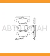 ������� ����. ���. VW Tiguan 1.4 TSI/2.0 TDI/TFSI 09/07- Brembo P85112 P85112 ����