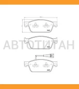 ������� ����. ���. VW Transporter 09/09 Brembo P85141 P85141 ����