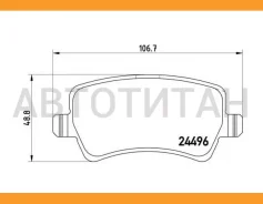 ������� ����. ���. Volvo S80 II 2,0-4,4/T/D 03/06-/V70 III 2,0-3,2/D/T 03/06-/XC60 2,4/3,0/D 05/08-/XC70 II 2,4/3,2/D 08/07- Brembo P86021 P86021 ����