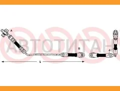 ����� ��������� ������ ����� L=570 BMW X5 E53 3.0-4.8 00 Brembo T06014 T06014 ����