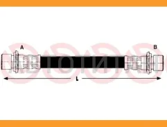 ����� ��������� �������� L=290 Toyota 4Runner/Land Cruiser 3.4/3.0TD 95 1987481129, LH6528, 19033080, 511939, PHA214, 80286, 2621813, 9094702862, 9094...
