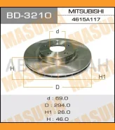 ���� ����. ���. Mitsubishi ASX 10-/ Outlander II/ III 06- [BD3210] BD3210 ����