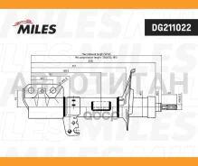 ����������� �������� ������ ������� Toyota Corolla Fielder 4WD (KYB 334017) DG211022 DG211022 ����