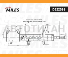 ����������� ������ ������ ������� Toyota Corolla/Sprinter EE/AE100 06/91-05/95 (KYB 332074) DG22098 [DG22098] DG22098 ����