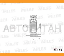 ���� �����. ���/�� AUDI 100/80/A4/A6 1.6-2.8 83-00 GA10002 ����