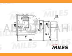 ���� ���������� Toyota ECHO/Yaris 1.5 99-06 (GSP 659023) GA10029 [GA10029] GA10029 ����