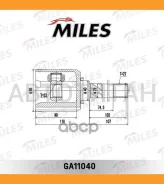 ���� ���������� ����� �������� Nissan Qashqai I/X-Trail T31 07- GA11040 [GA11040] GA11040 ����