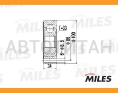 ���� �����. ���/�� AUDI 80/A3/A4/VW G1/G2/G3/Passat/POLO/Skoda Octavia 1.6-2.9 [GA12005] GA12005 ����